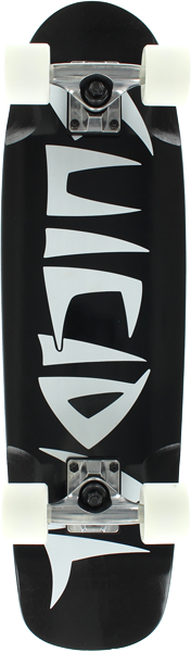 Suicidal Logo Cruiser Complete Skateboard -7.75x28.12 Black/White | Universo Extremo Boards Skate & Surf