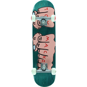 Toy Machine Fists Woodgrain Mini Complete Skateboard -7.37 Asst.Stain 