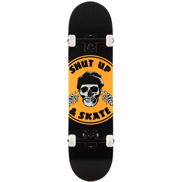 Zero Shut Up And Skate Complete Skateboard -8.0 Black/Orange 