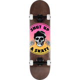 Zero Shut Up And Skate Complete Skateboard -8.0 Black/Pink/Yellow 