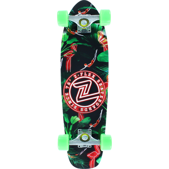 Z-Flex Neon Flamingo Cruiser Complete Skateboard -7.87x27.5 | Universo Extremo Boards Skate & Surf