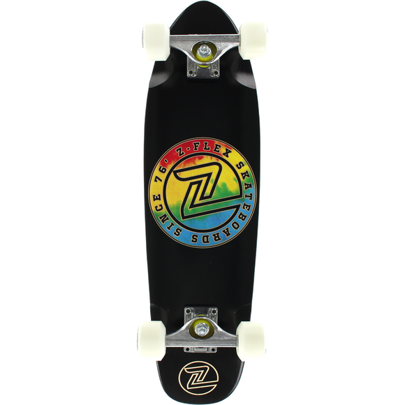 Z-Flex Z-Circle Cruiser Complete Skateboard -7.87x27.5 Black/Dye | Universo Extremo Boards Skate & Surf