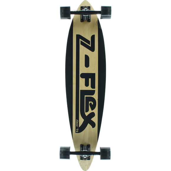 Z-Flex Pintail Complete Skateboard -9x38 Moving Sidewalk Black 