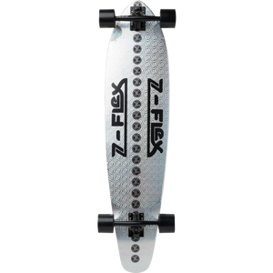 Z-Flex Roundtail Complete Skateboard -9.5x39.5 Zirconia Holo/Black 
