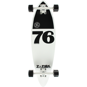 Z-Flex Mini Pin Complete Skateboard -9x32 White/Black 