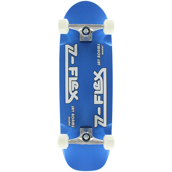 Z-Flex Adams Cruiser Complete Skateboard -9.5x32 Blue Metal Flake 