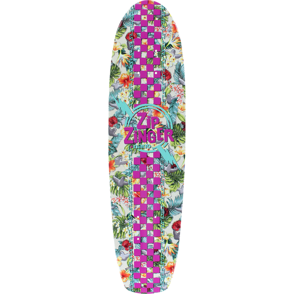 Krooked Zip Zinger Nano Birds of Paradise 7.12x29 Assmbld as COMPLETE Skateboard | Universo Extremo Boards Skate & Surf