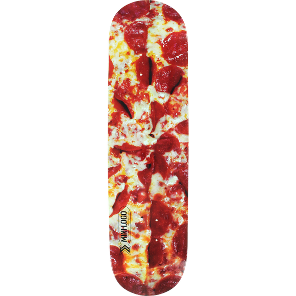 Mini Logo Deck 191/K16 Mini 7.5 Small Bomb Pizza Assembld as COMPLETE Skateboard | Universo Extremo Boards Skate & Surf