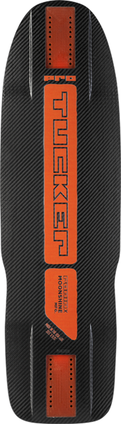 Moonshine Tucker Pro LONGBOARD DECK -9.75x33 Black/Orange | Universo Extremo Boards Skate & Surf