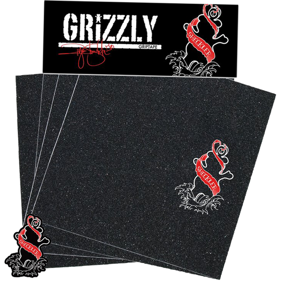 Grizzly GRIPTAPE Squares Sheckler Inked Pack | Universo Extremo Boards Skate & Surf