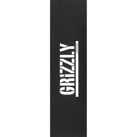 Grizzly Single Sheet Stamp Black/White Griptape | Universo Extremo Boards Skate & Surf