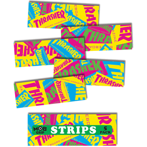 Thrasher/Mob GRIPTAPE Strips Retro Graphic 5pcs 9x3.25 
