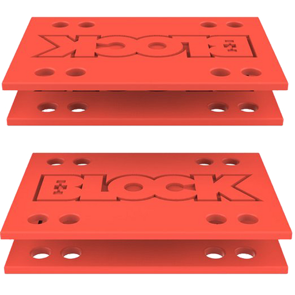 Block Riser Drop-Thru Adapter Kit Red | Universo Extremo Boards Skate & Surf
