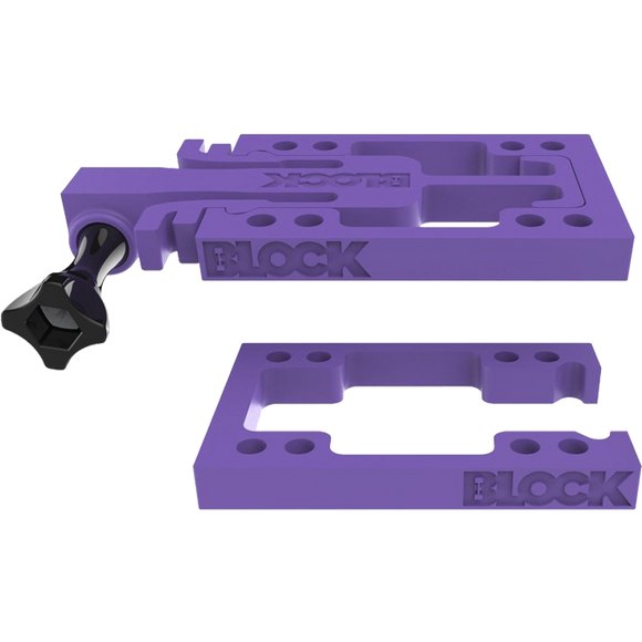 Block Riser Goblock Risers Kit Purple (Connect GoPro's HeroÆ to your Skateboard) | Universo Extremo Boards Skate & Surf