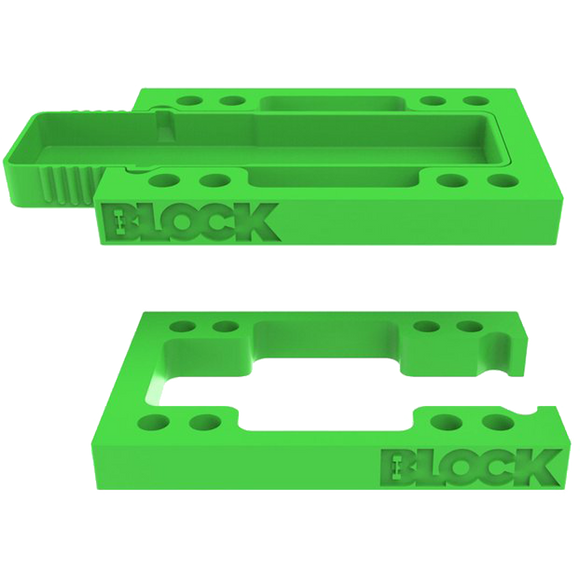 Block Riser Stashblock Risers Kit Green | Universo Extremo Boards Skate & Surf