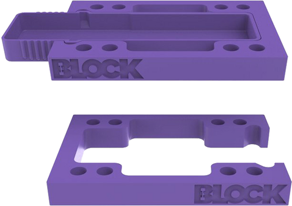 Block Riser Stashblock Risers Kit Purple | Universo Extremo Boards Skate & Surf