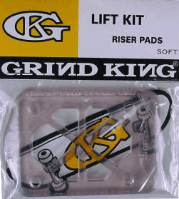 Grind King Lift Kit Skateboard Risers-Soft Blue 1/8 Set (2 Units)