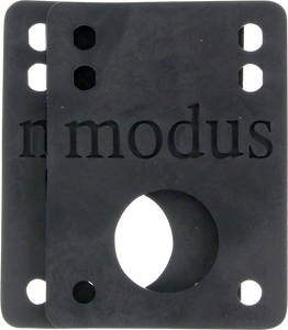 Modus Riser Pad Set 1/8" Black  | Universo Extremo Boards Skate & Surf