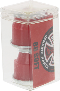 Independent Std Cylinder Cushions 88a Red - PACK 2PAIR with Washers | Universo Extremo Boards Skate & Surf