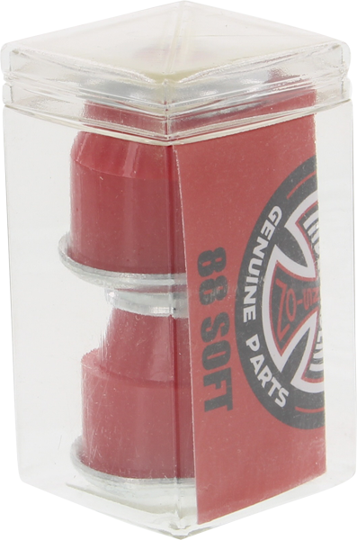 Independent Std Cylinder Cushions 88a Red - PACK 2PAIR with Washers | Universo Extremo Boards Skate & Surf