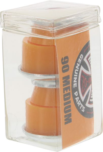 Independent Std Cylinder Cushions 90a Orange - PACK 2PAIR with Washers | Universo Extremo Boards Skate & Surf