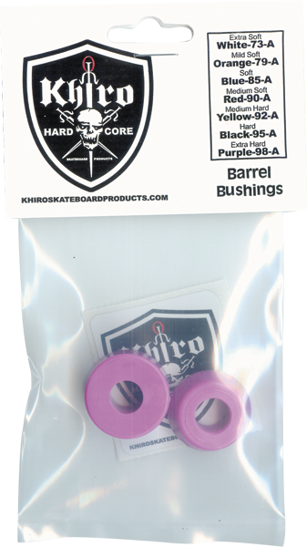 Khiro Standard Barrel Bushing Set 99a x-Hard Purple  | Universo Extremo Boards Skate & Surf