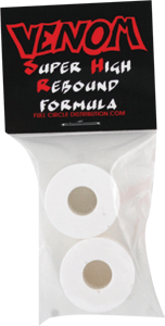 Venom (Super High Rebound Formula) Standard-94a White Set Skateboard Bushings