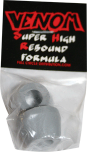 Venom (Super High Rebound Formula) Super Carve-98a Grey Set Skateboard Bushings