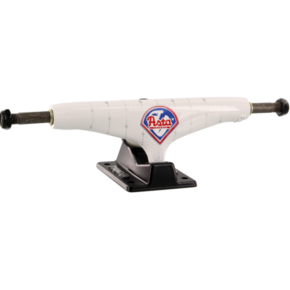 Thunder Asta HI 149 Grand Slam White/Black Light Skateboard Trucks (Set of 2) | Universo Extremo Boards Skate & Surf