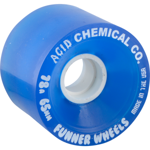 Acid Classic Cuts 65mm 78a Blue Longboard Wheels (Set of 4) | Universo Extremo Boards Skate & Surf
