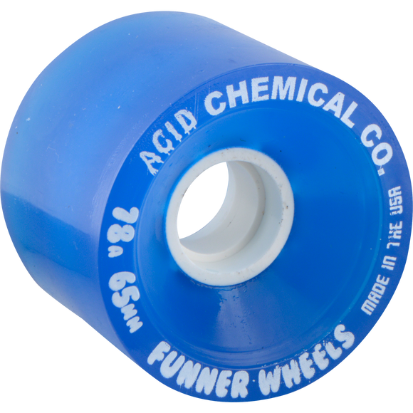 Acid Classic Cuts 65mm 78a Blue Longboard Wheels (Set of 4) | Universo Extremo Boards Skate & Surf