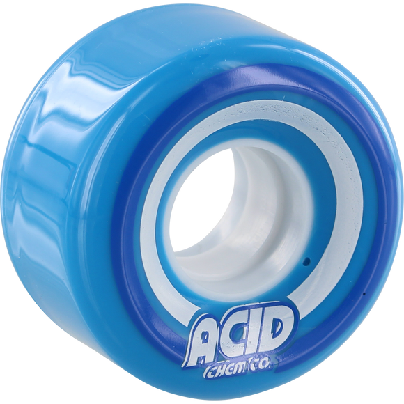 Acid Pods Conical 55mm 86a Blue Skateboard Wheels (Set of 4)