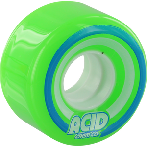 Acid Pods Conical 55mm 86a Green Skateboard Wheels (Set of 4)