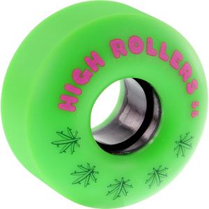 Crailtap High Rollers 55mm 85a Green Skateboard Wheels (Set of 4)