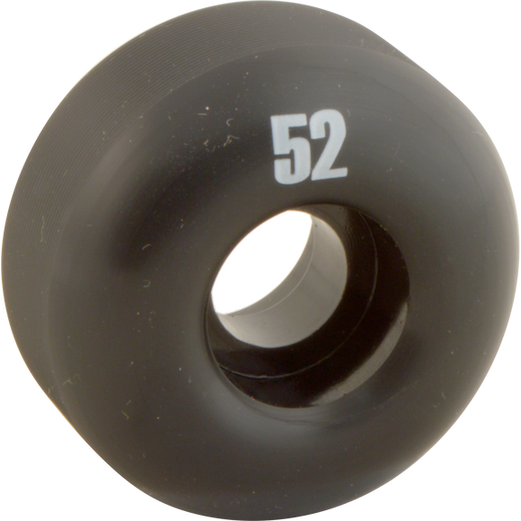 Essentials Black 52mm  Skateboard Wheels (Set of 4)