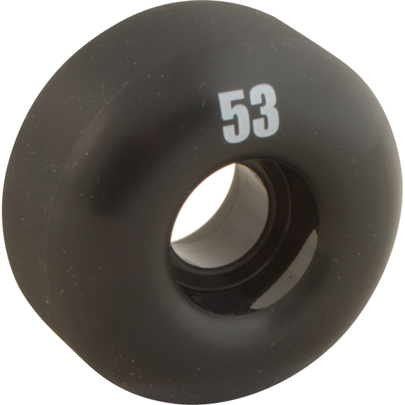Essentials Black 53mm  Skateboard Wheels (Set of 4)
