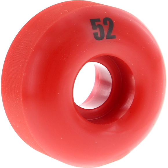 Essentials Red 52mm  Skateboard Wheels (Set of 4)