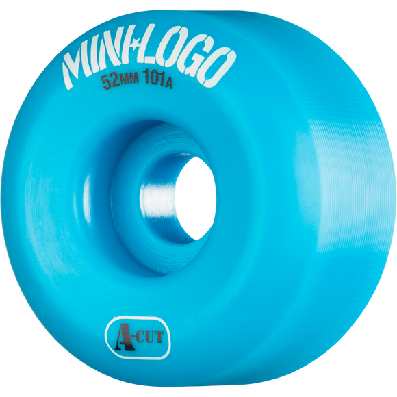 Mini Logo A-Cut 52mm 101a  Blue  Skateboard Wheels (Set of 4)