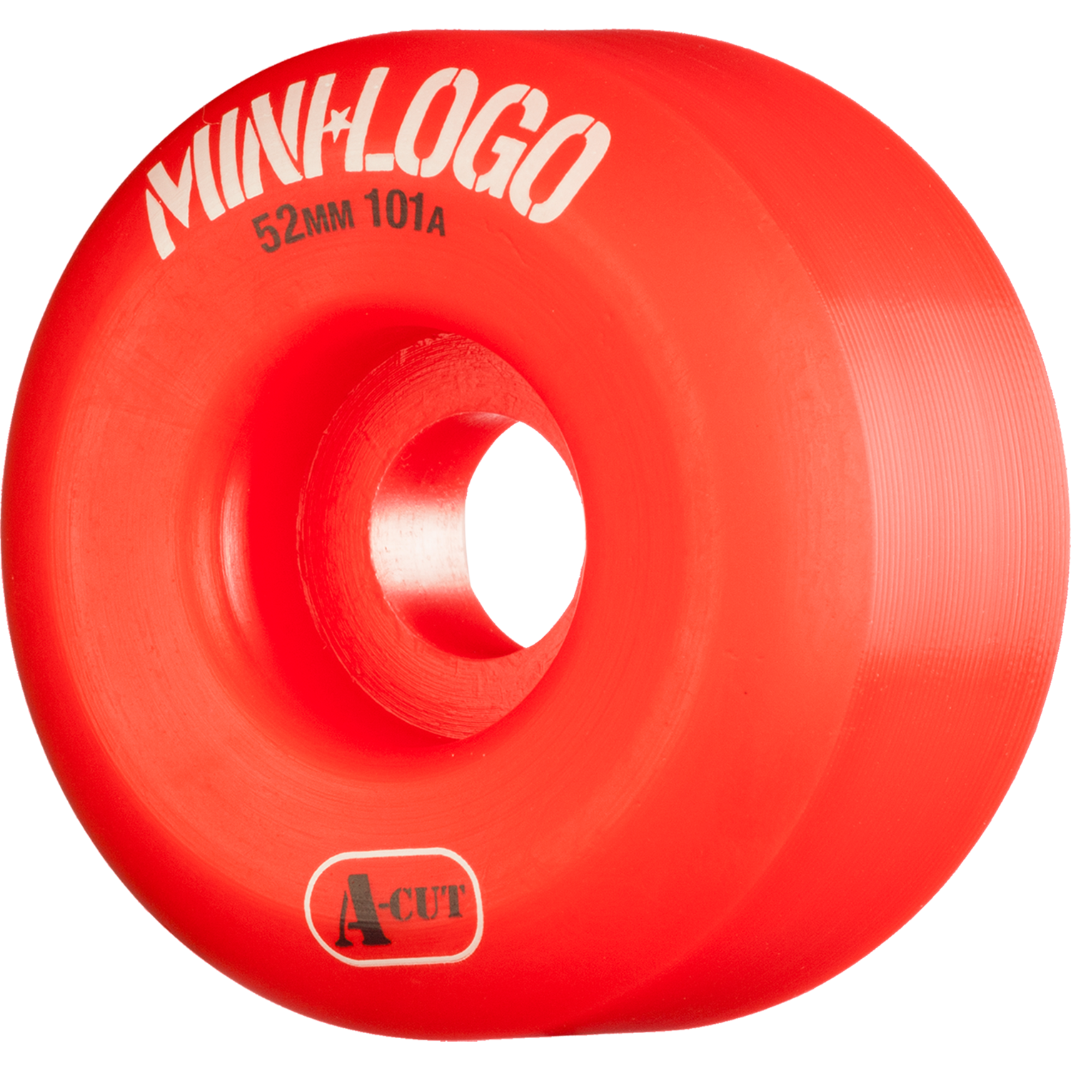 Mini Logo A-Cut 52mm 101a Red  Skateboard Wheels (Set of 4)