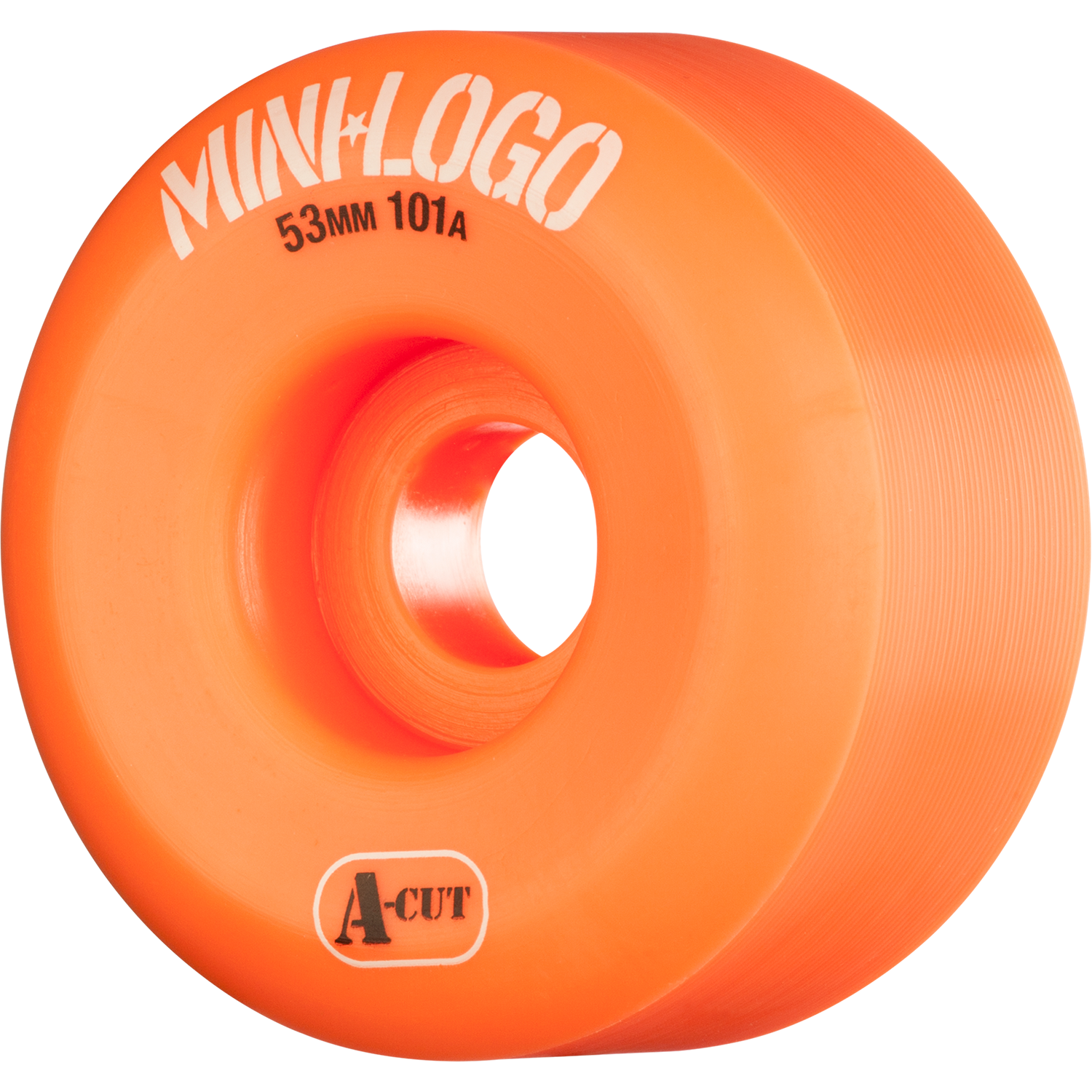 Mini Logo A-Cut 53mm 101a Orange  Skateboard Wheels (Set of 4)