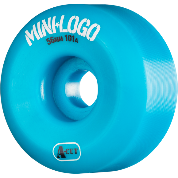 Mini Logo A-Cut 56mm 101a Blue  Skateboard Wheels (Set of 4)