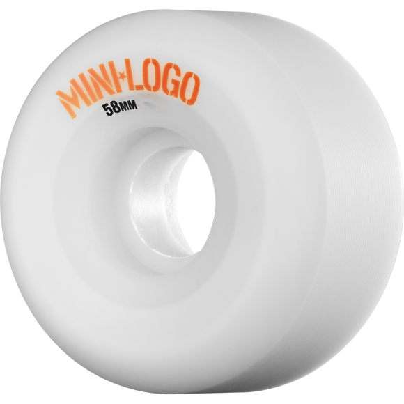 Mini Logo A-Cut Hybrid 58mm 90a White  Skateboard Wheels (Set of 4) | Universo Extremo Boards Skate & Surf