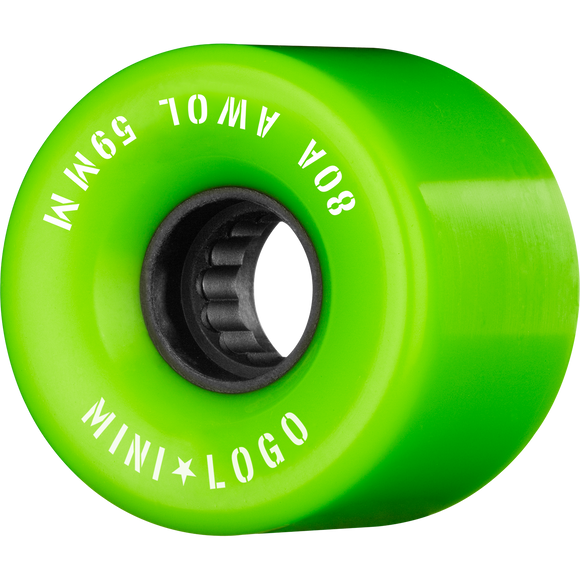 Mini Logo ATF A.W.O.L. 59mm 80a Green Skateboard Wheels (Set of 4)