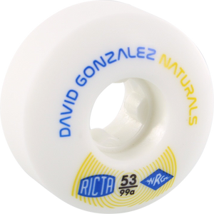 Ricta Gonzalez Naturals 53mm 99a White Skateboard Wheels (Set of 4)
