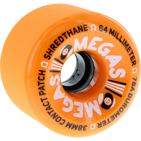 Sector 9 Omega 64mm 78a Orange Longboard Wheels (Set of 4) | Universo Extremo Boards Skate & Surf