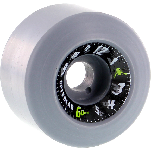 Speedlab Time Flies 60mm 98a Grey Skateboard Wheels (Set of 4)