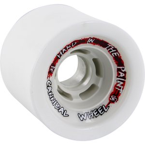 Venom Cannibals Hitp 72mm 80a White/Red Longboard Wheels (Set of 4)