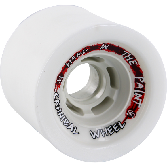 Venom Cannibals Hitp 72mm 80a White/Red Longboard Wheels (Set of 4)