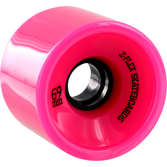 Z-Flex Longboard V2 69mm 83a Pink Longboard Wheels (Set of 4)