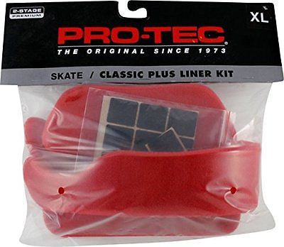 Protec Classic Plus Liner Kit XS-Red Skateboard Helmet| Universo Extremo Boards